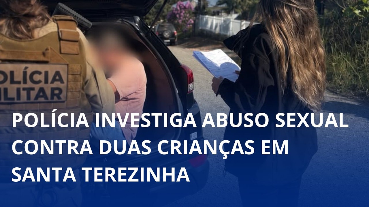 Suspeito preso em Santa Terezinha. Polícia investiga abuso sexual contra duas crianças