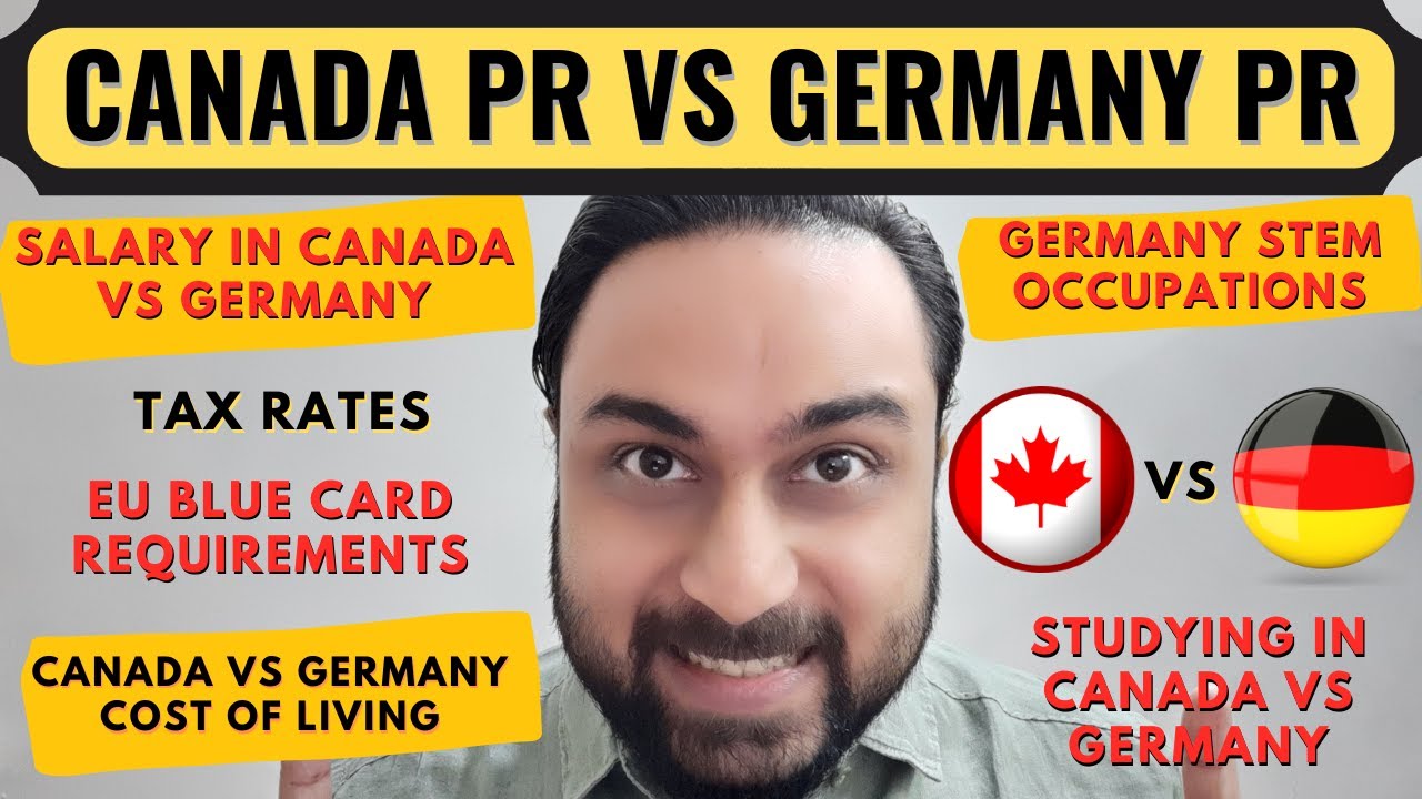 Canada PR vs Germany PR | Salary & Taxes in Canada vs Germany | Life in Canada vs Germany