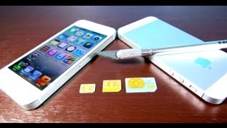 How To Cut Micro Sim & Make Nano Sim for iPhone 5 Free & Easy! Mini & MicroSim Convert to NanoSim