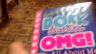 Day 11-Writing in the OMG all about my diary book-Dork Diaries Reviews