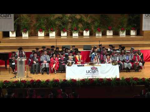 UCLan Graduation Ceremony: Tuesday 8th December 2015 - Morning