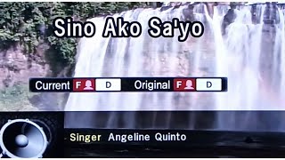 SINO AKO SA&#39;YO Angeline Quinto 🎵Karaoke Version🎵