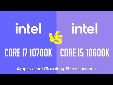 Intel Core i7 10700K vs Intel Core i5 10600K - Apps & Gaming Benchmark (RTX 3090)