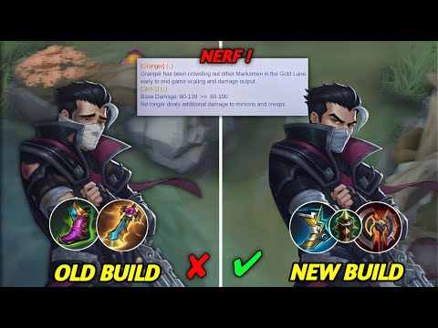 NEW GRANGER BROKEN BUILD AFTER THE NERF?! 💀(GRANGER IS STILL DEADLY BECAUSE OF THIS) - MLBB