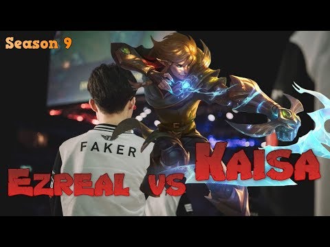 Faker - Ezreal vs Kaisa Bot - Patch 9.19 LoL Season 9 KR Ranked | League of Legends Replays