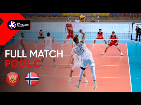 Full Match | Montenegro vs. Norway | CEV EuroVolley 2026 | Qualification Phase M | Pool C