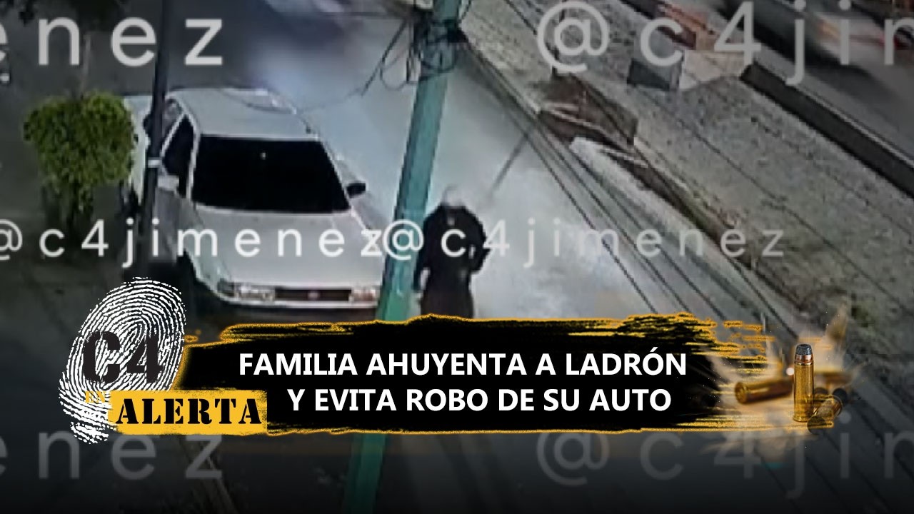 ¡A escobazos y tubazos! Familia ataca a ladrón que trataba de robar su auto en Magdalena Contreras