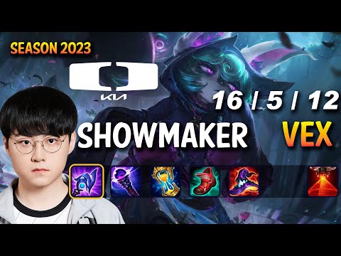 DK Showmaker VEX vs SYLAS Mid - Patch 13.20 KR Ranked