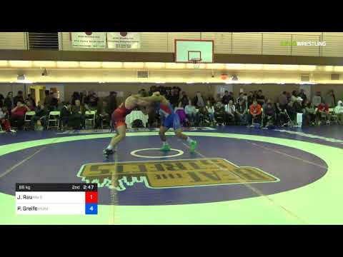 2018 Bill Farrell Memorial International/Men's Freestyle 86 RR Rnd 2 - Joe Rau (Mn S) Vs. Pool Edi