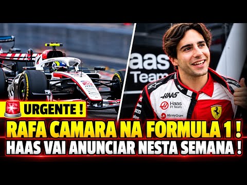 RAFA CÂMARA NA FORMULA 1! HAAS VAI ANUNCIAR NESTA SEMANA! 🇧🇷