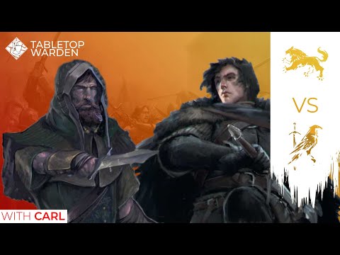 ASOIAF TMG Battle Report 13 - OTTG CCC Carl (Nightswatch/Jon) vs Yannic (Stark/Howland) [English]