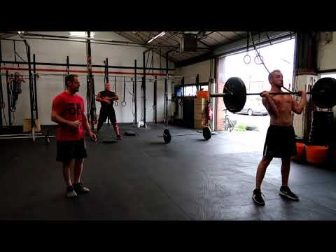 CrossFit Loughborough Morning crew hitting WOD hard