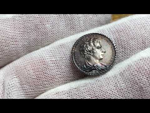Sverige, Karl XIV Johan 1818-1844, Medalj av C. Enhörning till konungens kröning 11 maj 1818