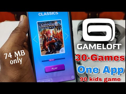 Gameloft Classics:20 Years Back 90 kids Game|30 In one App Gameloft Games Tamil|gta Game|Action Game