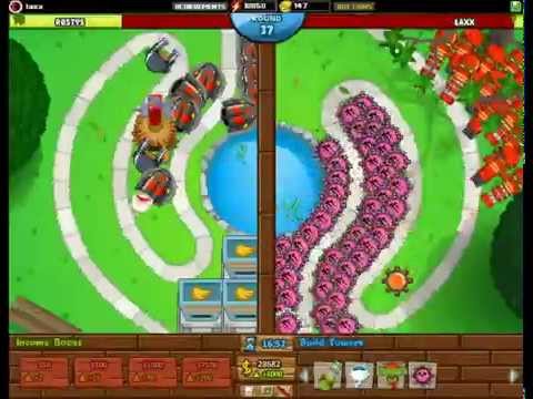 BTD Battles - Defending with random towers E32 Dartling trouble