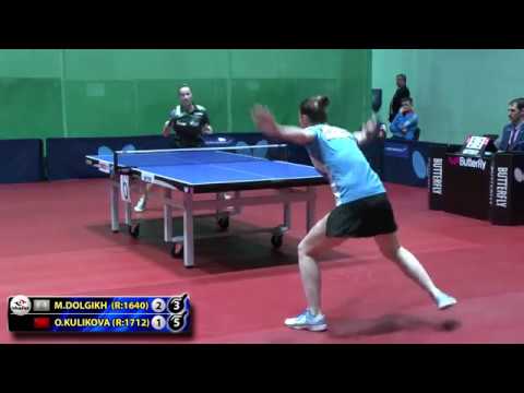 1.DOLGIKH - KULIKOVA #RUSSIAN #Championships #tabletennis #настольныйтеннис