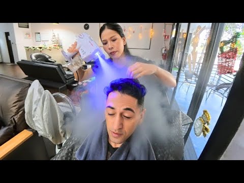 My MIGRAINE Stood NO CHANCE Against Her Crazy Scalp Massage