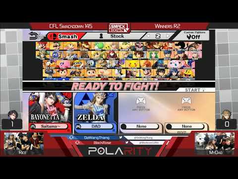 CFL Smackdown 145 WiiU - Riot (Bayonetta) vs MyDad (Zelda) - Winners R2