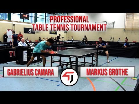 TomorrowTT PRO tournament - Gabrielius Camara vs Markus Grothe - Group 1.