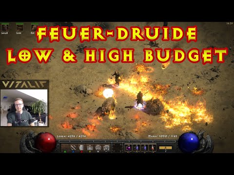 Feuer Druide in 2.4: Der Test mit wenig & viel Budget - Diablo 2 Resurrected