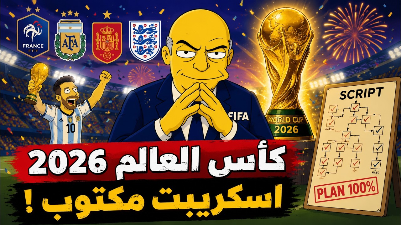 بالدليل .. كأس العالم 2026 اسكريبت مكتوب ومترتب