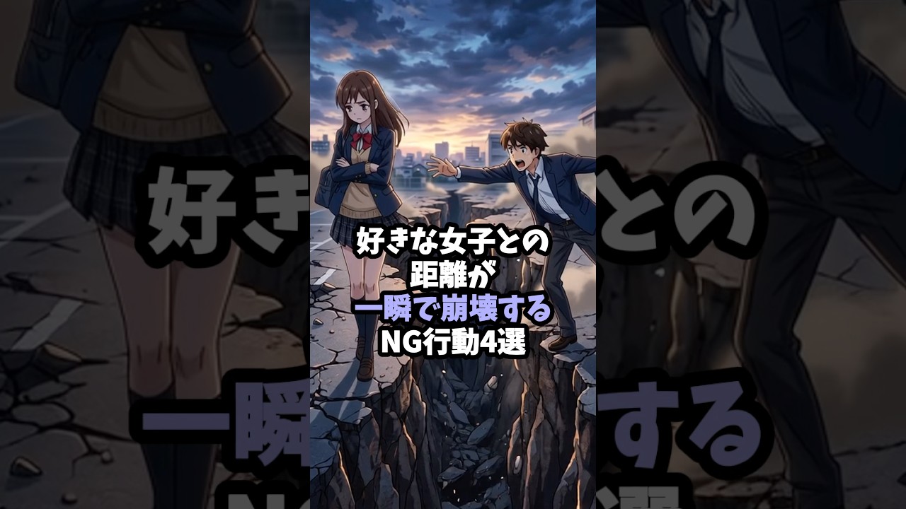 好きな女子へのNG行動4選