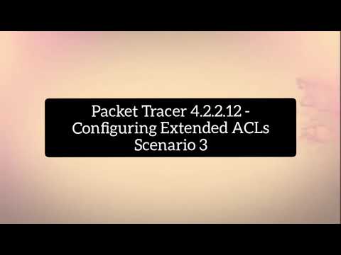 Packet Tracer 4.2.2.12 - Configuring Extended ACLs Scenario 3