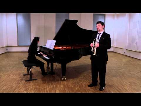 Arthur Honegger - Intrada H 193 pour trompette en ut et piano (Andon Markov)