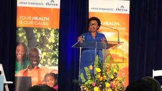 preview picture of video 'Barbara Lee remarks at Kaiser San Leandro Medical Center Grand Opening Celebration'