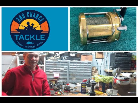 Penn International 50 1st generation deep sea trolling reel how to take apart and service
