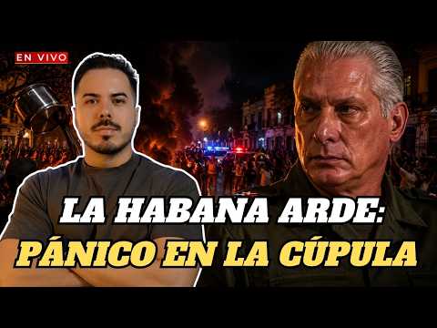 🔴Protestas sacuden La Habana, revelan por error el plan del régimen y Alcántara partirá al exilio