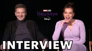 HAWKEYE Interview | Jeremy Renner and Hailee Steinfeld Talk Marvel Musicals and \