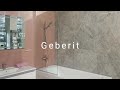 Купить шторка на ванную стеклянная качественная 80x150 см Geberit 560.118.00.2 GEO серебро / прозрачное стекло 560118002 поворотная в Киеве vannaja.kiev.ua