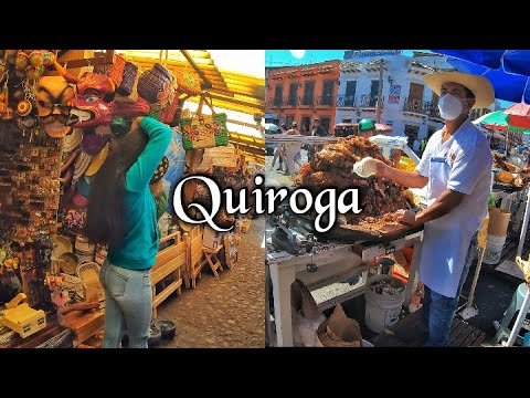 Quiroga, Mexico 4K Walking Tour - With Captions!