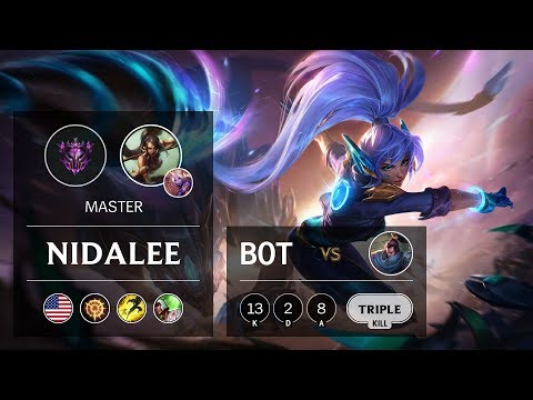 Nidalee Bot vs Yasuo - NA Master Patch 10.1
