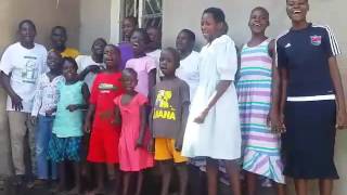 Orphans in Bugembe sing Lourds Lane's "I am a Superhero"