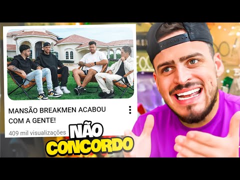JON VLOGS REAGINDO A MANSÃO DA BREAKMEN ACABOU COM A GENTE (revelou tudo)