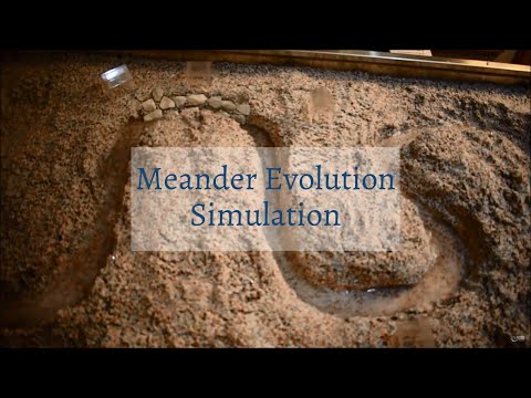 Meander Evolution Simulation
