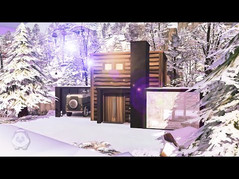 A Bachelor's Chalet || The Cube Compound Part I ||The Sims 4 || +CC || Stop Motion