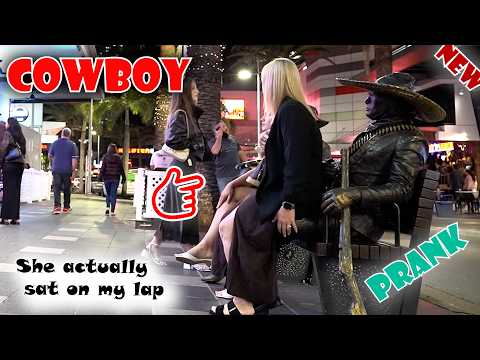 #cowboy_prank , No way She actually sat on MY lap HAHAHA.