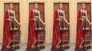 Jaipuri Cotton Sharara Gararara Suits Designs||Gotta Patti Work Punjabi Suits||Jaipuri Print Kurti