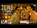 June Ponal July Katre Song Lyrical Unnale Unnale Harris Jayaraj Krish Harini Tamil Songs