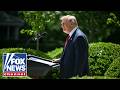 Trump visits Theodore Roosevelt Presidential Library