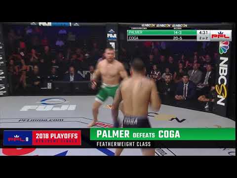 PFL Playoffs 2018: Lance Palmer def. Max Coga