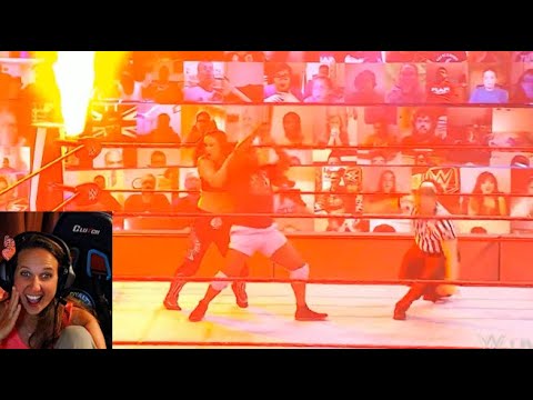 Reginald vs Shayna CRAZY Fire Pyro | WWE RAW 5/31/21
