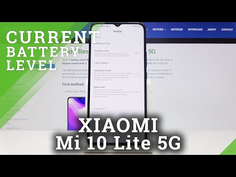 How to Turn On Battery Percentage on XIAOMI Mi 10 Lite 5G – Battery Settings