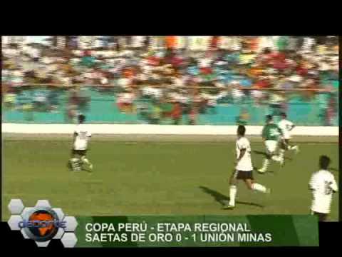 Etapa regional: Saetas de Oro 0 - 1 Unión Minas / TV MUNDO - MUNDO DEPORTE