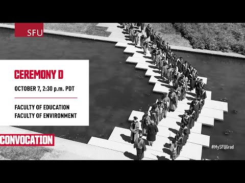 SFU Convocation October 2022 Ceremony D