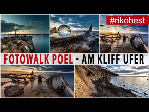 Fotowalk Insel Poel - Fotografieren im Sonnenuntergang am Kliff Ufer mit Verlaufsfilter