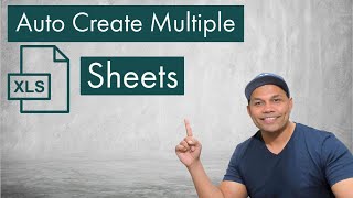 In 5 Seconds Auto Create Multiple Sheets In Excel - Code With Mark